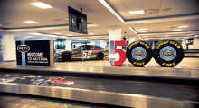 NASCAR’s Daytona 500 Airport Takeover Led By Baggage Carousel Model Car Racetracks