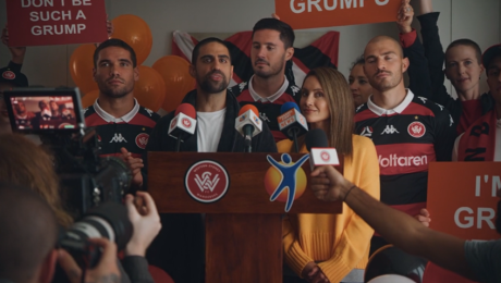 Western Sydney Wanderers FC Sponsor Voltaren Spot Tackles The ‘Grumps’
