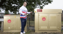 Virgin Media Broadband Cabinets Painted Gold To Celebrate ParalympicsGB Record Medal Haul