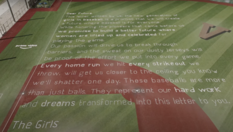 Prime Video’s Inspirational Letter To Girls With 30,000 Baseballs At ‘League Of Their Own’ Exhibition Game