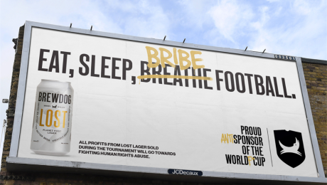 BrewDog Kicks-Off OOH-Led Qatar 2022 ‘Proud Anti-Sponsor Of The World F*Cup’ Ambush