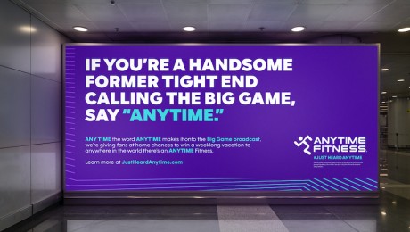 Gym Brand Anytime Fitness Ambushes Super Bowl With ‘Just Heard Anytime’ Campaign