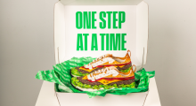 Future Farm & Matt B Customs Fry Up Cheeseburger Running Trainers To Promote New Pant Based Vegan ‘Future Burger 4.0’