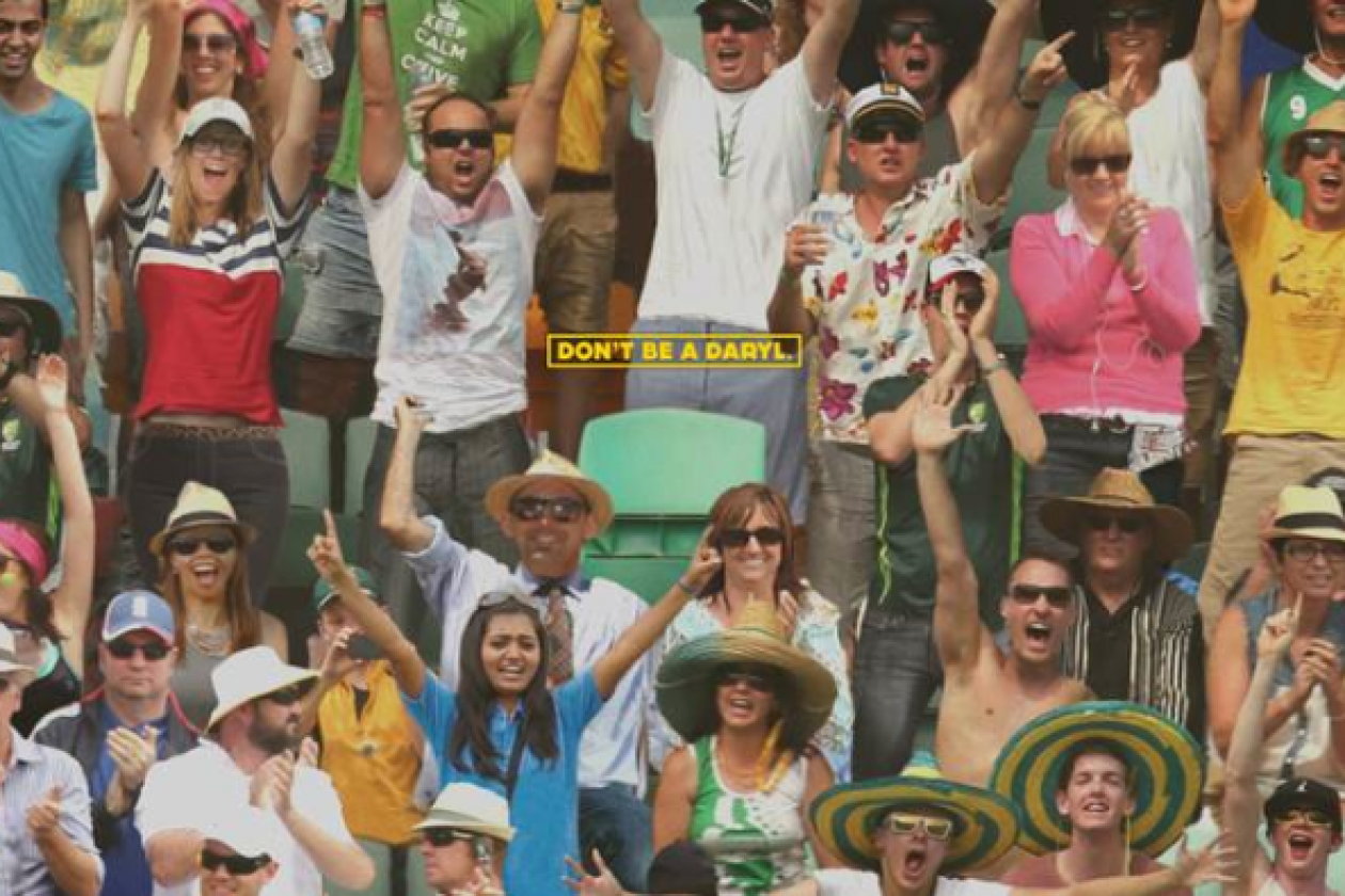 Cricket Australia Ticket Campaign Warns Fans ‘Don’t Be A Daryl’