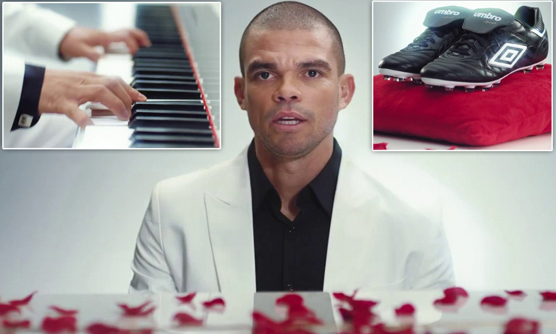 Real Madrid & Portugal’s Pepe Serenades His Umbro Boots For Valentine's Day